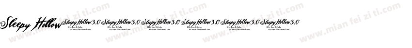 Sleepy Hollow字体转换